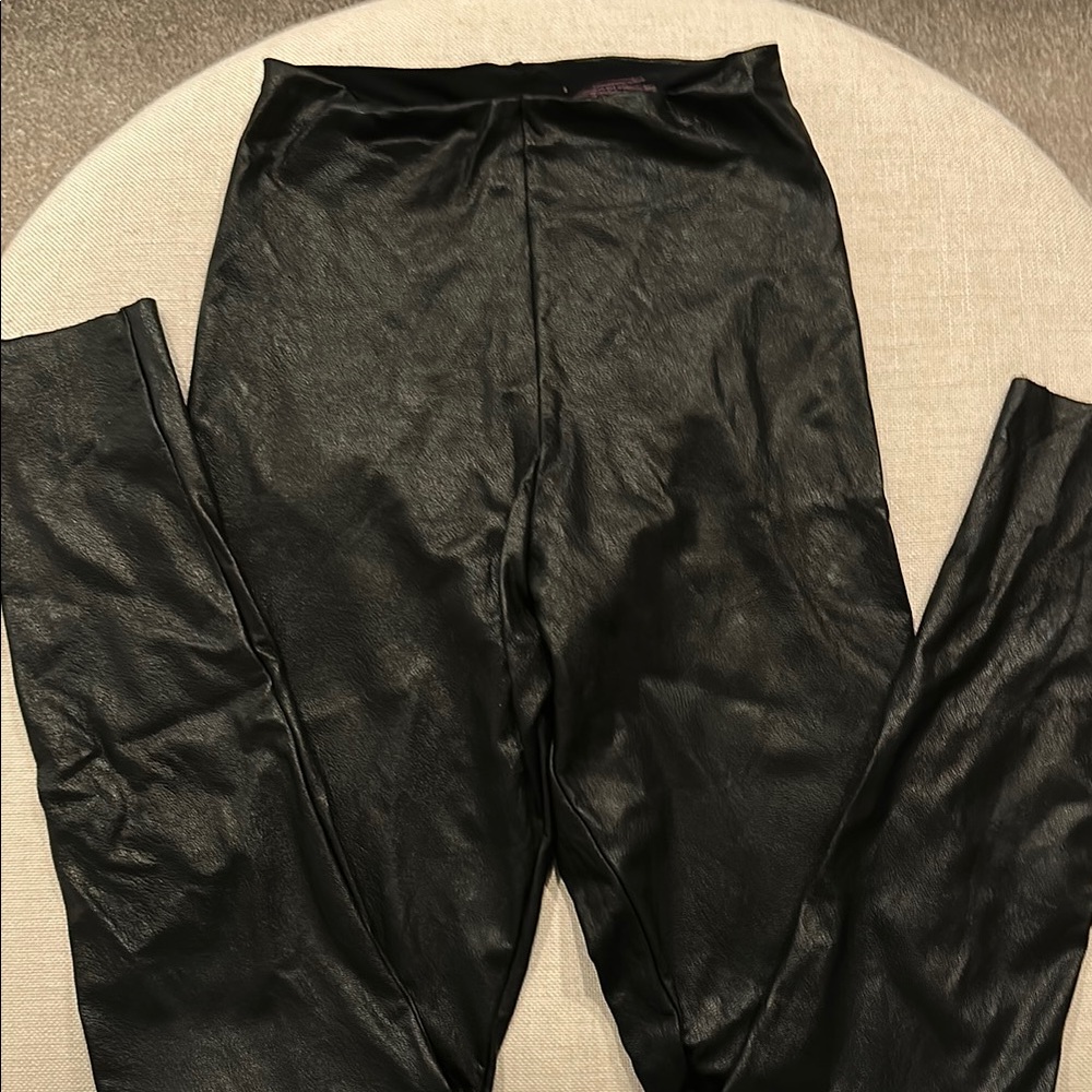 Commando Black Faux Leather Leggings